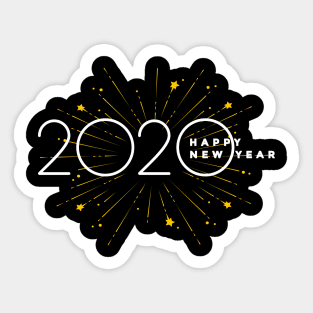 Happy New Year 2020 Sticker